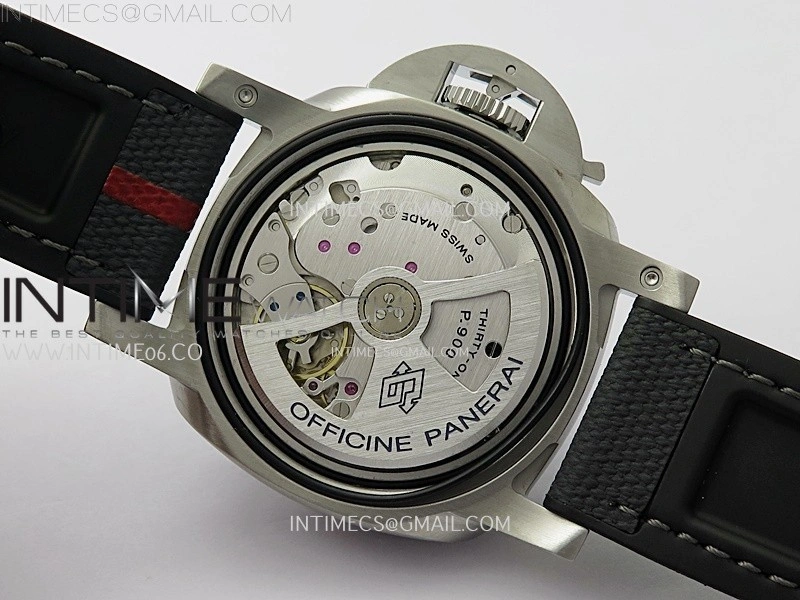 PAM1565 Luna Rossa Submersible 42mm VSF 1:1 Best Edition Blue Dial On Blue Fabric Strap P900