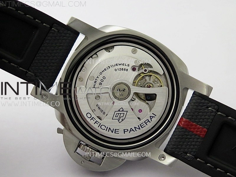 PAM1565 Luna Rossa Submersible 42mm VSF 1:1 Best Edition Blue Dial On Blue Fabric Strap P900
