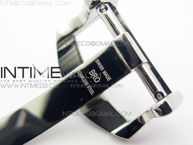 Da Vinci IW393402 SS ZF 1:1 Best Edition Blue Dial SS A7750 On Black Leather Strap