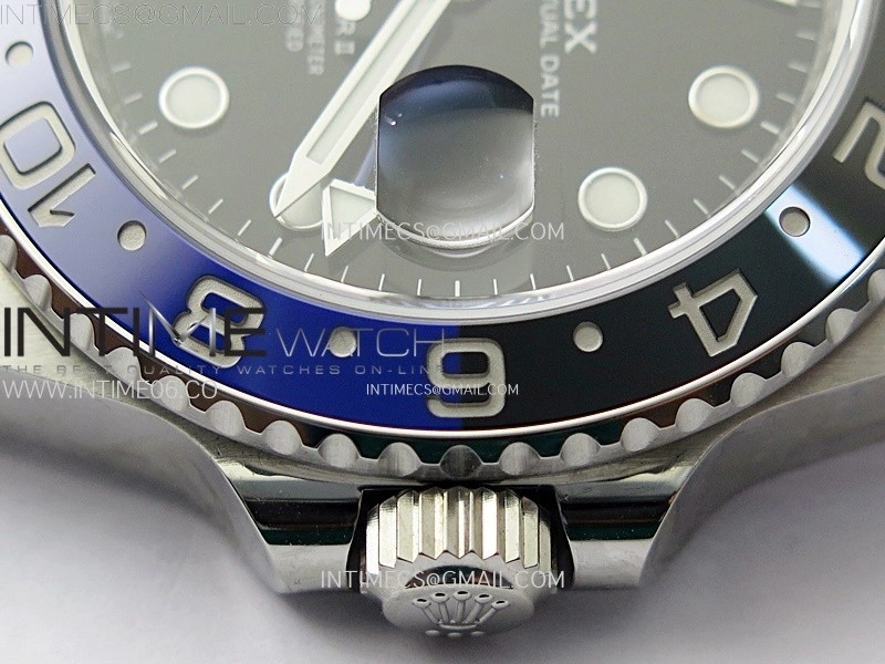 GMT Master II 126710 BLNR Blue Black Ceramic 904L SS AR+F 1:1 Best Edition Black Dial on Oyster Bracelet DD3285 CHS