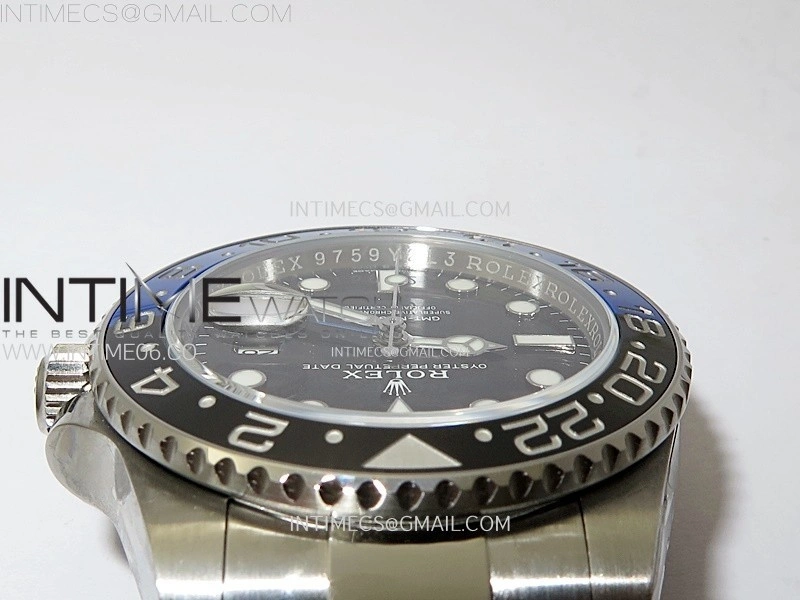 GMT Master II 126710 BLNR Blue Black Ceramic 904L SS AR+F 1:1 Best Edition Black Dial on Oyster Bracelet DD3285 CHS