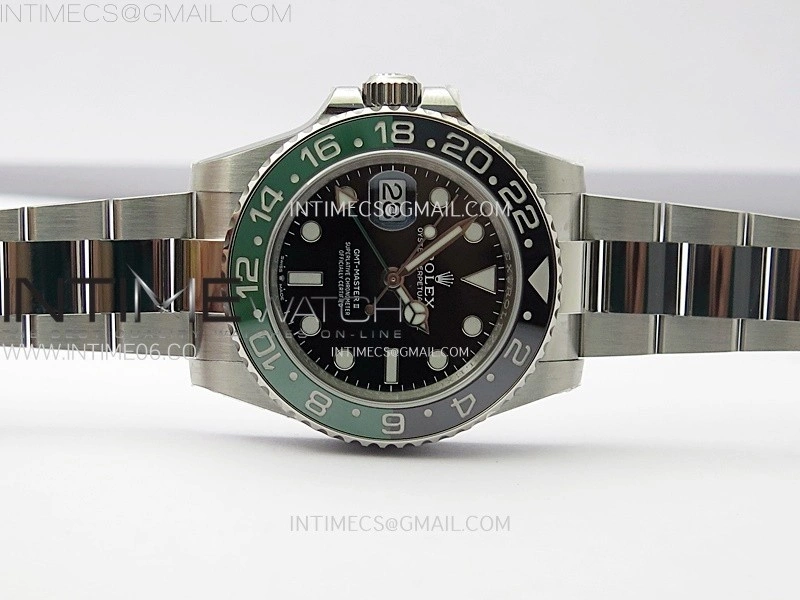 GMT Master II 126720 VTNR Green Black Ceramic 904L SS AR+F 1:1 Best Edition Black Dial on Oyster Bracelet DD3285 CHS