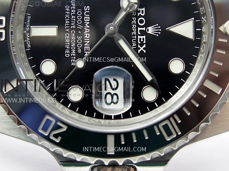Submariner 40mm 116610 LN Black Ceramic 904L Steel AR+F 1:1 Best Edition Black Dial On 904L SS Bracelet VR3135
