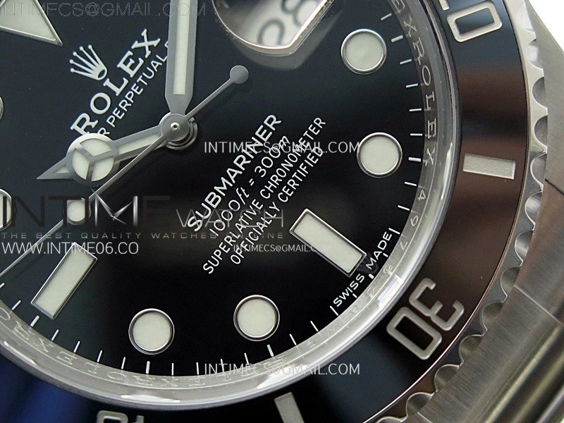 Submariner 40mm 116610 LN Black Ceramic 904L Steel AR+F 1:1 Best Edition Black Dial On 904L SS Bracelet VR3135