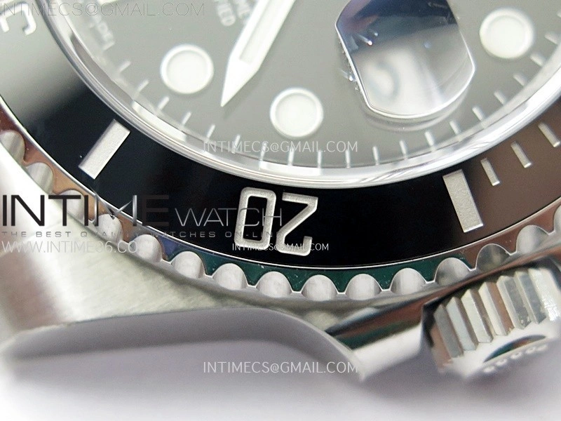 Submariner 40mm 116610 LN Black Ceramic 904L Steel AR+F 1:1 Best Edition Black Dial On 904L SS Bracelet VR3135
