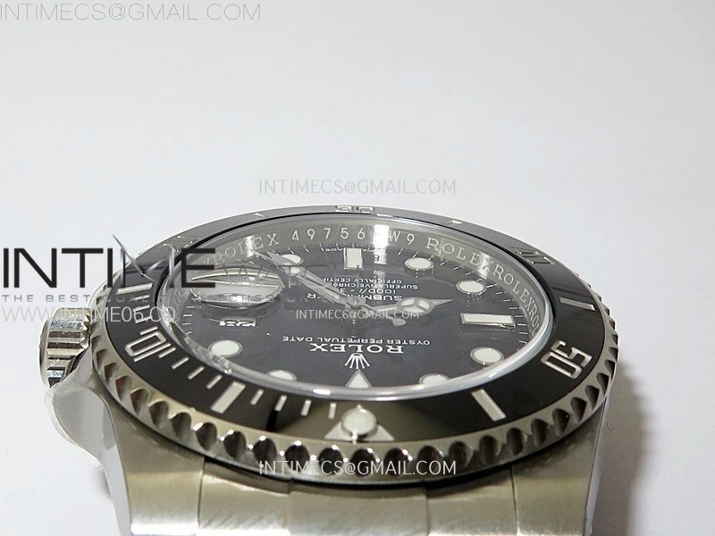 Submariner 40mm 116610 LN Black Ceramic 904L Steel AR+F 1:1 Best Edition Black Dial On 904L SS Bracelet VR3135
