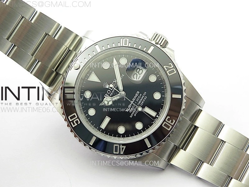 Submariner 41mm 126610 LN Black Ceramic 904L Steel AR+F 1:1 Best Edition Black Dial On 904L SS Bracelet VR3235