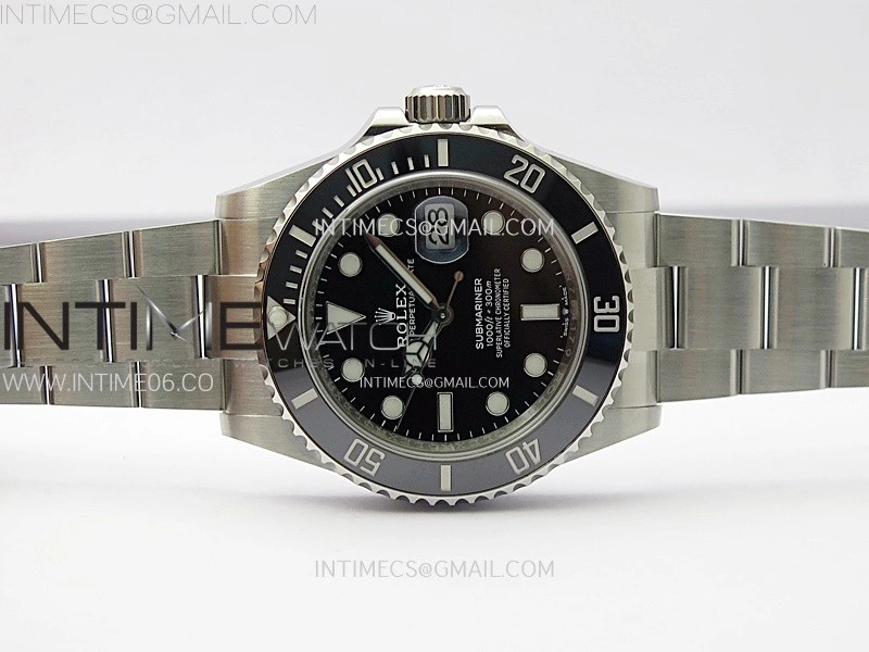 Submariner 41mm 126610 LN Black Ceramic 904L Steel AR+F 1:1 Best Edition Black Dial On 904L SS Bracelet VR3235
