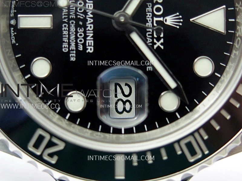 Submariner 41mm 126610 LN Black Ceramic 904L Steel AR+F 1:1 Best Edition Black Dial On 904L SS Bracelet VR3235