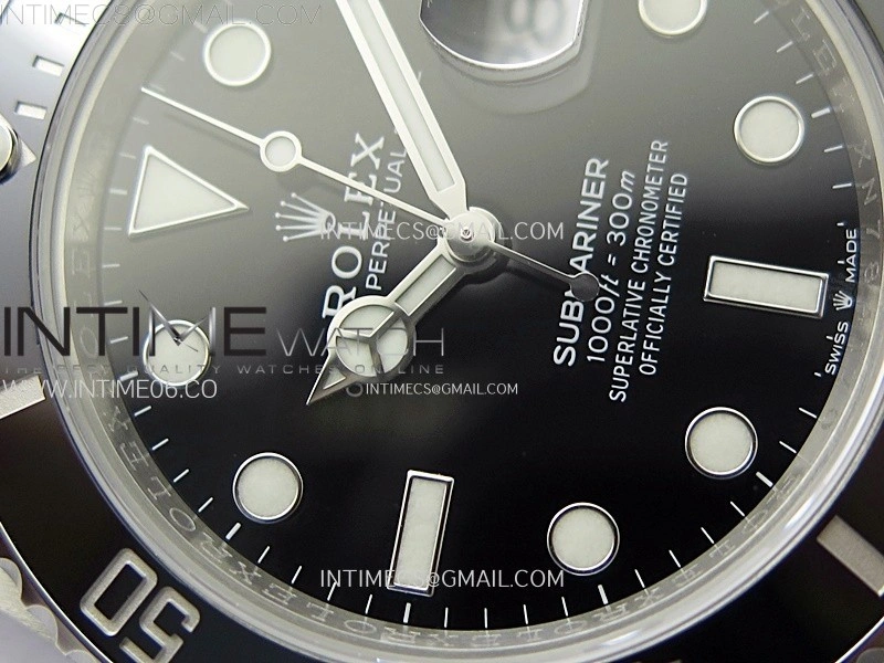 Submariner 41mm 126610 LN Black Ceramic 904L Steel AR+F 1:1 Best Edition Black Dial On 904L SS Bracelet VR3235