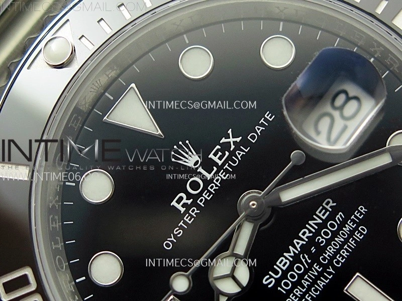 Submariner 41mm 126610 LN Black Ceramic 904L Steel AR+F 1:1 Best Edition Black Dial On 904L SS Bracelet VR3235