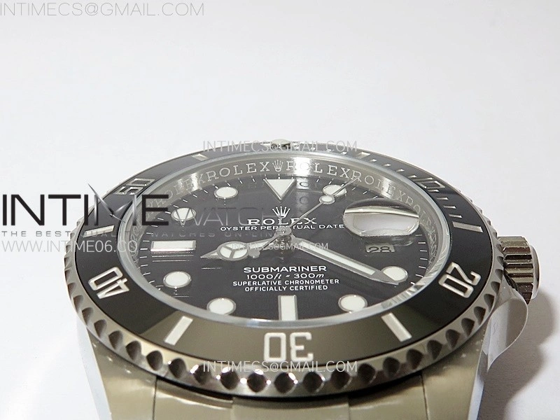 Submariner 41mm 126610 LN Black Ceramic 904L Steel AR+F 1:1 Best Edition Black Dial On 904L SS Bracelet VR3235