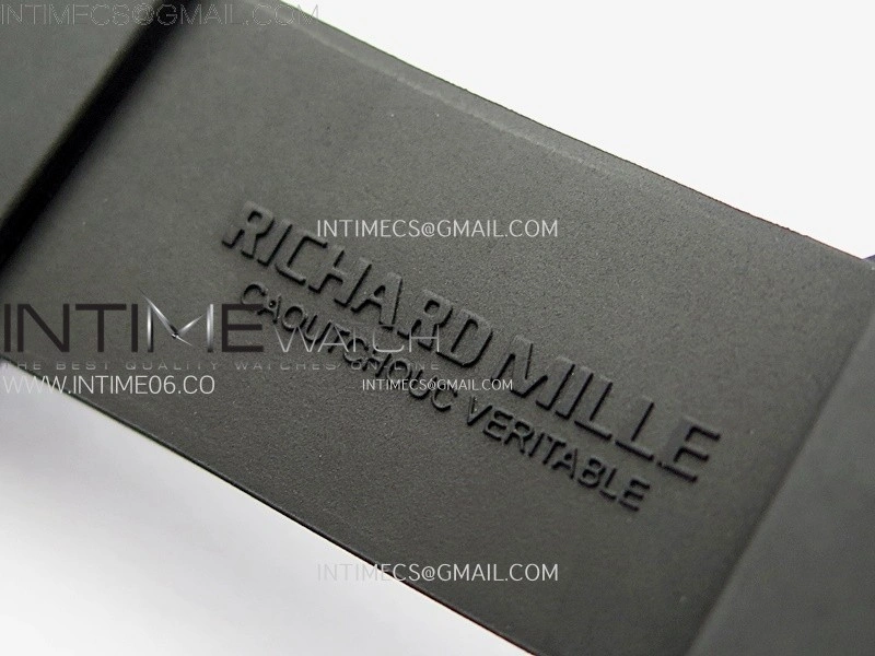 RM052 Skull Black Ceramic Real Tourbillon YSF 1:1 Best Edition Skull Dial on Black Rubber Strap