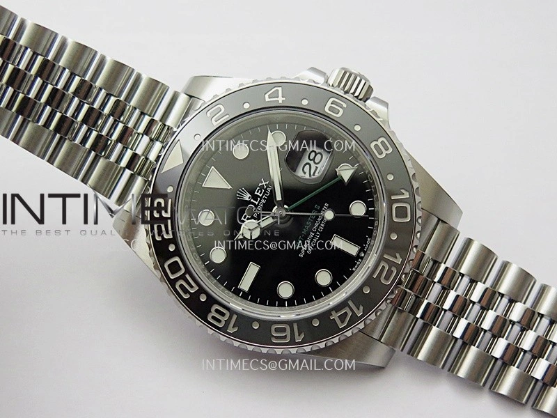 GMT-Master II 126710 GRNR Black Gray V3 904L SS VSF 1:1 Best Edition Black Dial On Jubilee Bracelet DD3285 CHS