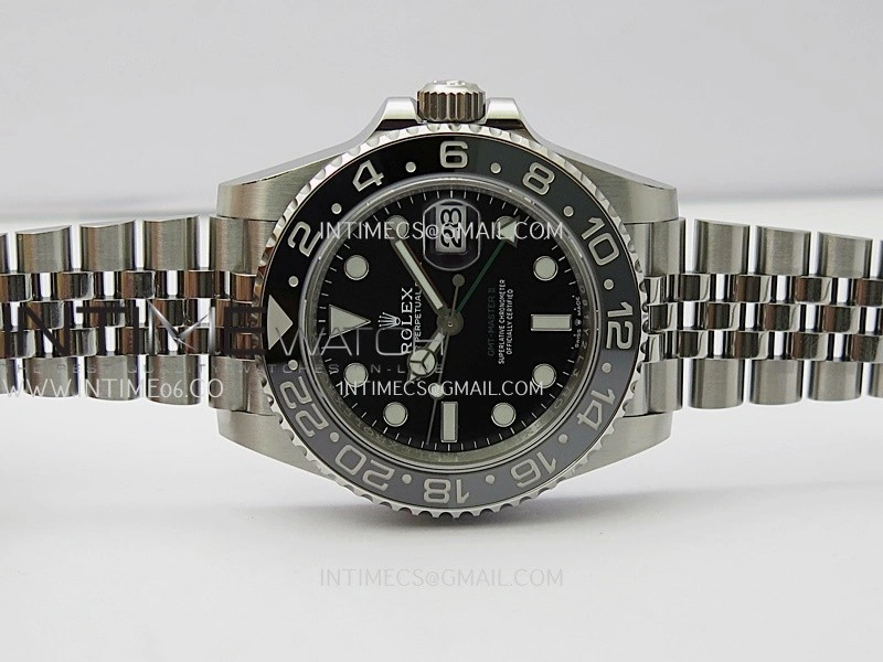GMT-Master II 126710 GRNR Black Gray V3 904L SS VSF 1:1 Best Edition Black Dial On Jubilee Bracelet DD3285 CHS