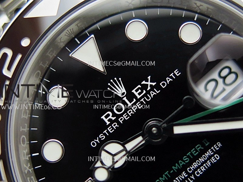 GMT-Master II 126710 GRNR Black Gray V3 904L SS VSF 1:1 Best Edition Black Dial On Jubilee Bracelet DD3285 CHS