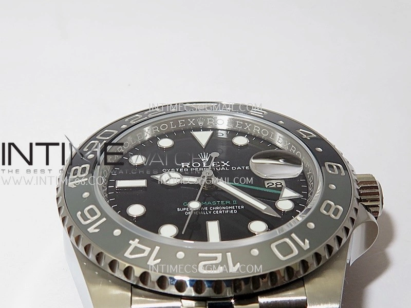 GMT-Master II 126710 GRNR Black Gray V3 904L SS VSF 1:1 Best Edition Black Dial On Jubilee Bracelet DD3285 CHS