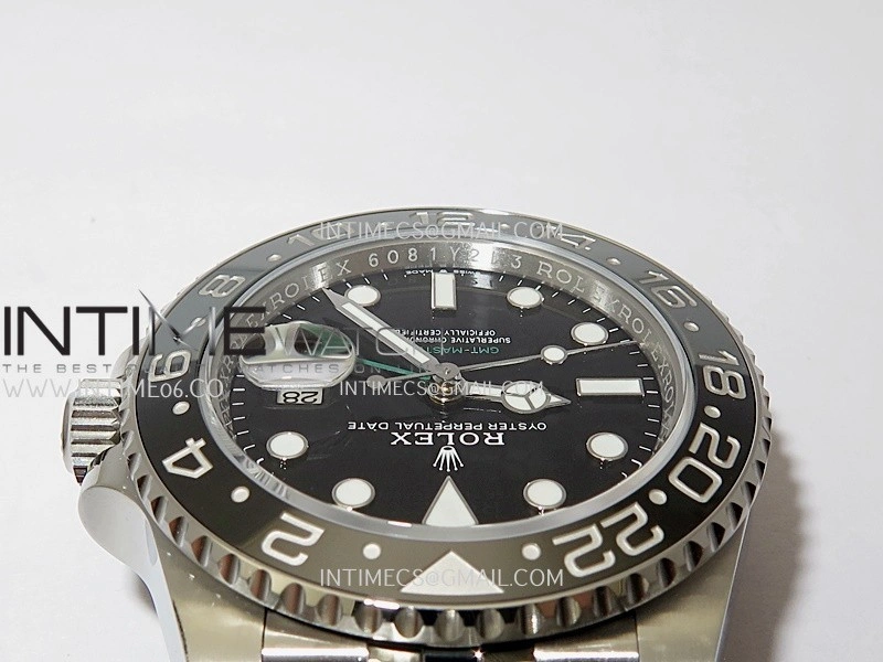GMT-Master II 126710 GRNR Black Gray V3 904L SS VSF 1:1 Best Edition Black Dial On Jubilee Bracelet DD3285 CHS