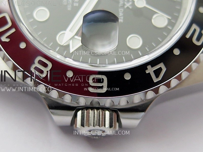 GMT-Master II 126710 Black Red Ceramic 904L SS ARF Best Edition Black Dial on Oyster Bracelet VR3285 CHS
