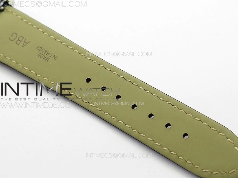 Tank Louis Ladies 25mm SS 8848F 1:1 Best Edition Blue Dial on Blue Leather Strap Ronda Quartz