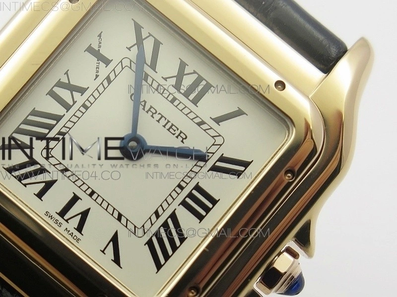 Panthère Secrete Ladies 27mm RG 8848F 1:1 Best Edition White Dial on Black Croco Strap Ronda Quartz