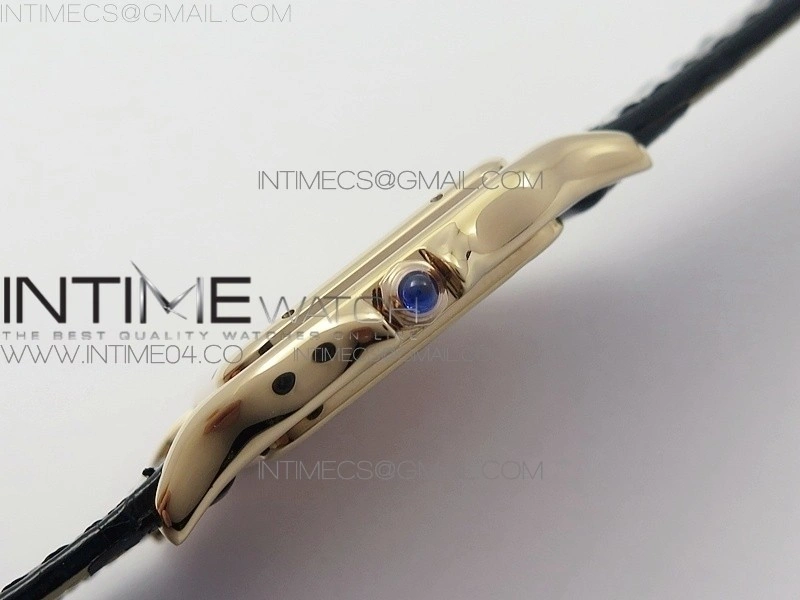Panthère Secrete Ladies 27mm RG 8848F 1:1 Best Edition White Dial on Black Croco Strap Ronda Quartz