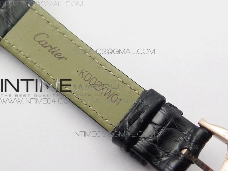 Panthère Secrete Ladies 27mm RG 8848F 1:1 Best Edition White Dial on Black Croco Strap Ronda Quartz