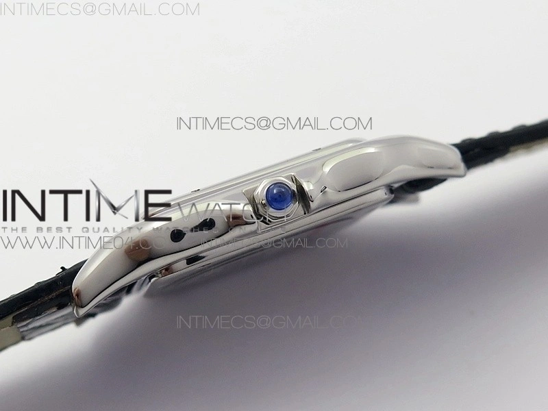 Panthère Secrete Ladies 27mm SS 8848F 1:1 Best Edition White Dial on Black Croco Strap Ronda Quartz