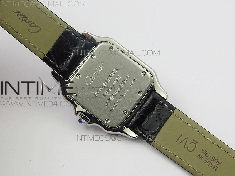 Panthère Secrete Ladies 27mm SS 8848F 1:1 Best Edition White Dial on Black Croco Strap Ronda Quartz