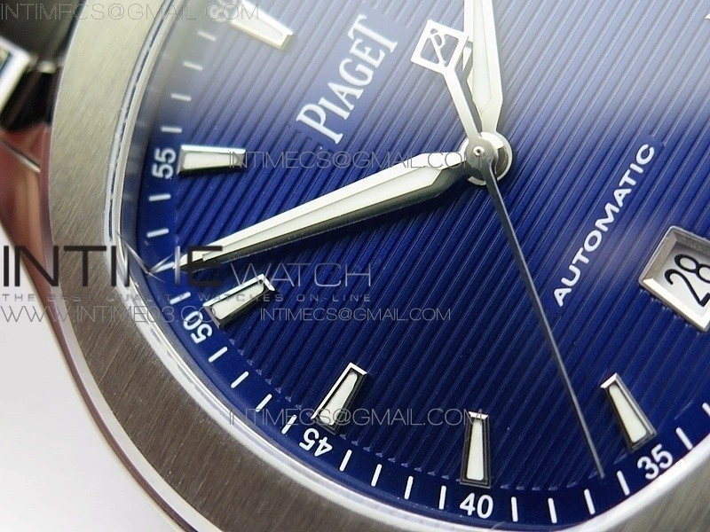 Piaget Polo S 42mm SS MKF 1:1 Best Edition Blue Textured Dial on SS Bracelet A1110P
