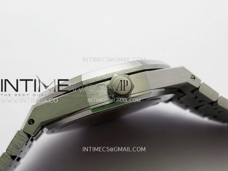 Royal Oak 41mm 15510BC Gain Weight DDF 1:1 Best Edition Smoke Blue Dial On SS Bracelet Super Clone DD4302