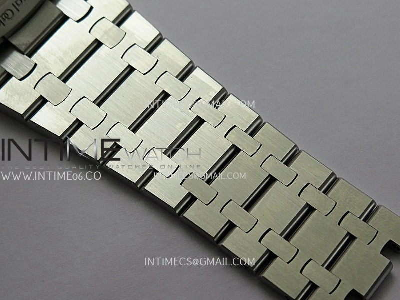 Royal Oak 41mm 15510BC Gain Weight DDF 1:1 Best Edition Smoke Blue Dial On SS Bracelet Super Clone DD4302