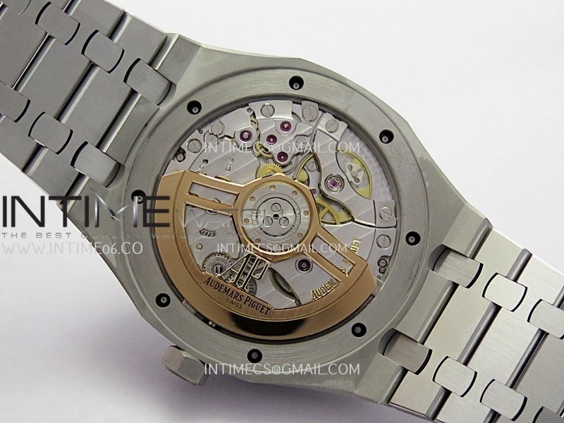 Royal Oak 41mm 15510BC Gain Weight DDF 1:1 Best Edition Smoke Blue Dial On SS Bracelet Super Clone DD4302