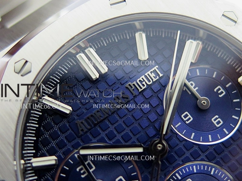 Royal Oak Chrono 26240 SS Gain Weight V2 DDF 1:1 Best Edition Blue Ombre Dial SS Bracelet Super Clone DD4401