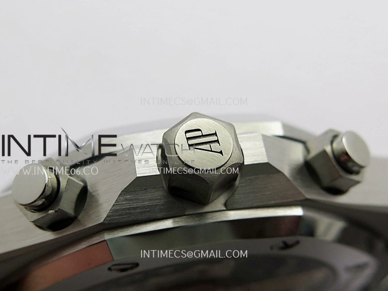 Royal Oak Chrono 26240 SS Gain Weight V2 DDF 1:1 Best Edition Blue Ombre Dial SS Bracelet Super Clone DD4401