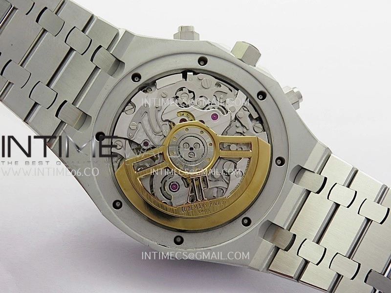 Royal Oak Chrono 26240 SS Gain Weight V2 DDF 1:1 Best Edition Blue Ombre Dial SS Bracelet Super Clone DD4401