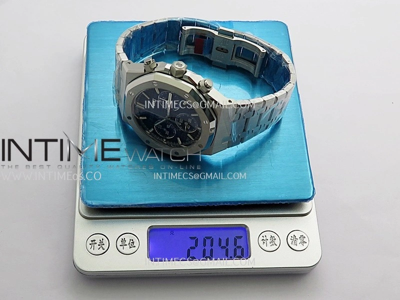 Royal Oak Chrono 26240 SS Gain Weight V2 DDF 1:1 Best Edition Blue Ombre Dial SS Bracelet Super Clone DD4401