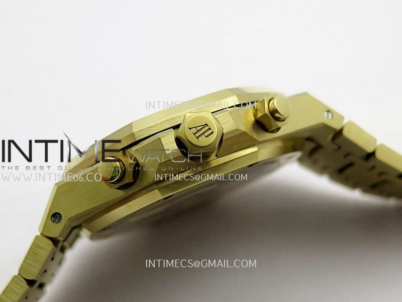 Royal Oak Chrono 26240 YG Gain Weight V2 DDF 1:1 Best Edition Gold Ombre Dial YG Bracelet Super Clone DD4401