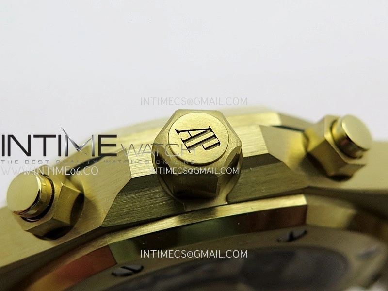 Royal Oak Chrono 26240 YG Gain Weight V2 DDF 1:1 Best Edition Gold Ombre Dial YG Bracelet Super Clone DD4401