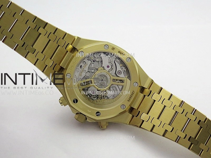 Royal Oak Chrono 26240 YG Gain Weight V2 DDF 1:1 Best Edition Gold Ombre Dial YG Bracelet Super Clone DD4401