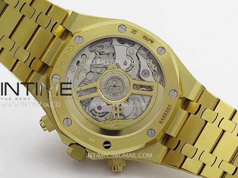 Royal Oak Chrono 26240 YG Gain Weight V2 DDF 1:1 Best Edition Gold Ombre Dial YG Bracelet Super Clone DD4401