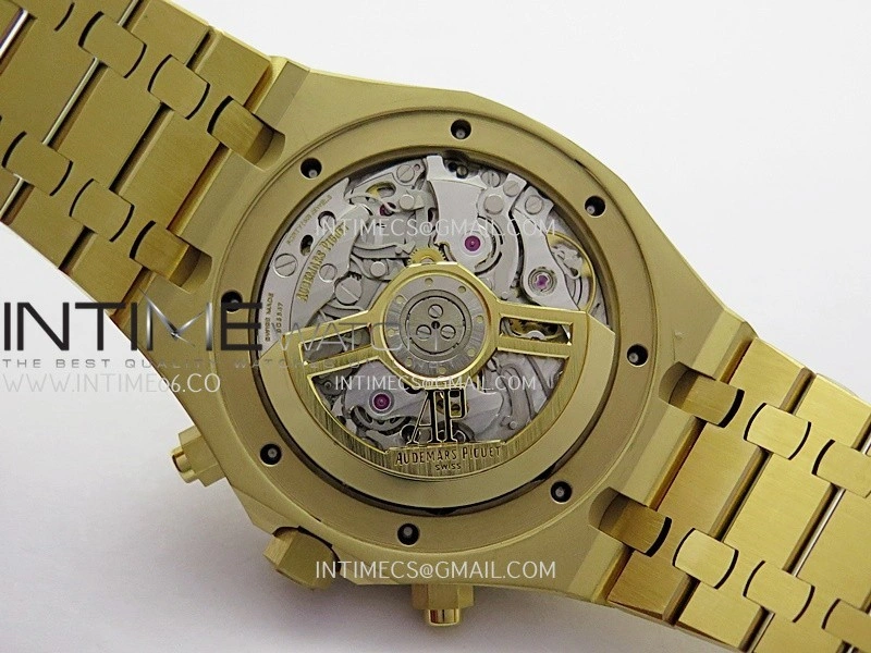 Royal Oak Chrono 26240 YG Gain Weight V2 DDF 1:1 Best Edition Gold Ombre Dial YG Bracelet Super Clone DD4401