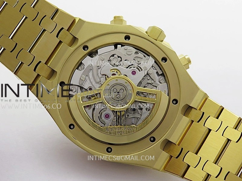 Royal Oak Chrono 26240 YG Gain Weight V2 DDF 1:1 Best Edition Gold Ombre Dial YG Bracelet Super Clone DD4401