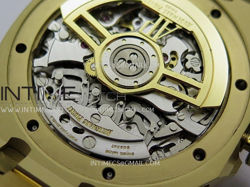 Royal Oak Chrono 26240 YG Gain Weight V2 DDF 1:1 Best Edition Gold Ombre Dial YG Bracelet Super Clone DD4401