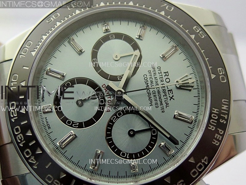 Daytona 126506 Gain Weight VSF 1:1 Best Edition Ice Blue Dial T Diamond Marker on Bracelet DD4131