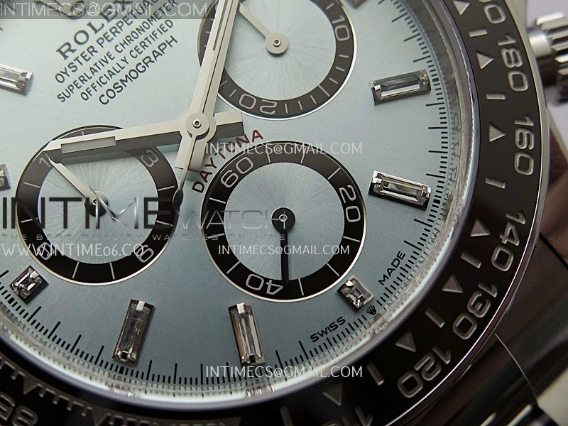 Daytona 126506 Gain Weight VSF 1:1 Best Edition Ice Blue Dial T Diamond Marker on Bracelet DD4131