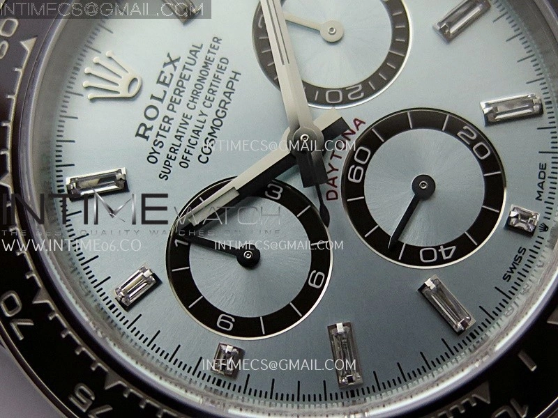 Daytona 126506 Gain Weight VSF 1:1 Best Edition Ice Blue Dial T Diamond Marker on Bracelet DD4131