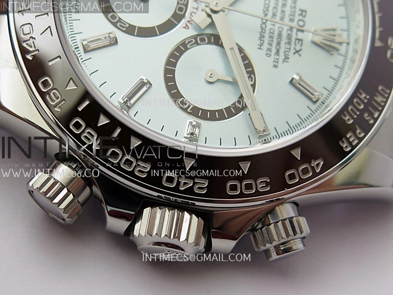 Daytona 126506 Gain Weight VSF 1:1 Best Edition Ice Blue Dial T Diamond Marker on Bracelet DD4131