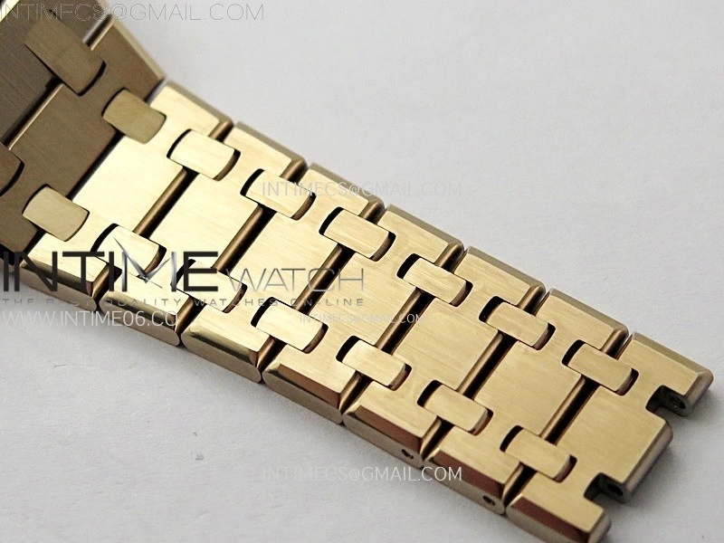 Lady Royal Oak 33mm 67651 RG ZF 1:1 Best Edition RG Textured Dial on RG Bracelet RONDA Quartz