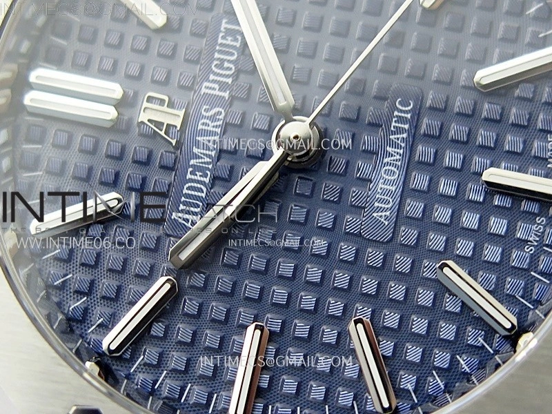 Royal Oak 37mm 15450 SS IPF 1:1 Best Edition Blue Dial on SS Bracelet SA3120 Super Clone